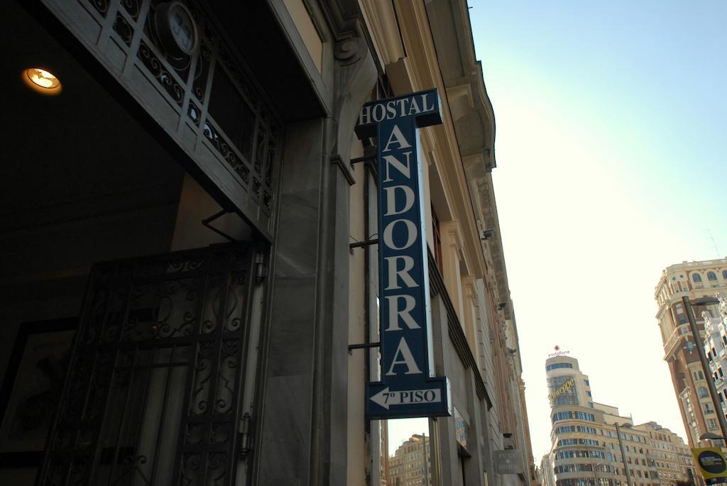 Hostal Andorra Madrid Exteriér fotografie